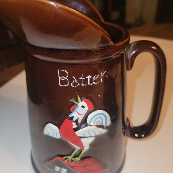 VINTAGE RED CLAY PITCHER - Picture 1 of 6